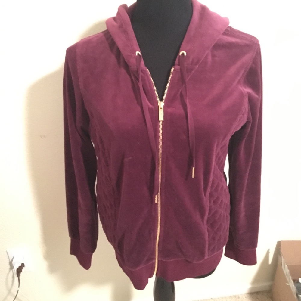 Calvin Klein velour jacket